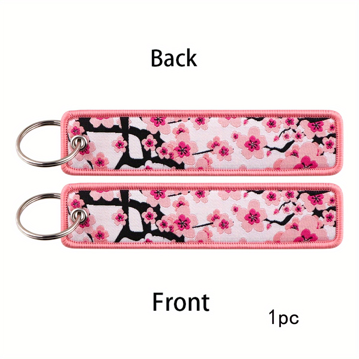 E-shop Sakura-Blume Cartoon Auto-Schlüsselanhänger Cooler Schlüsselhalter Accessoires Schlüsselanhänger für Frauen Männer Schlüsselring Geschenk