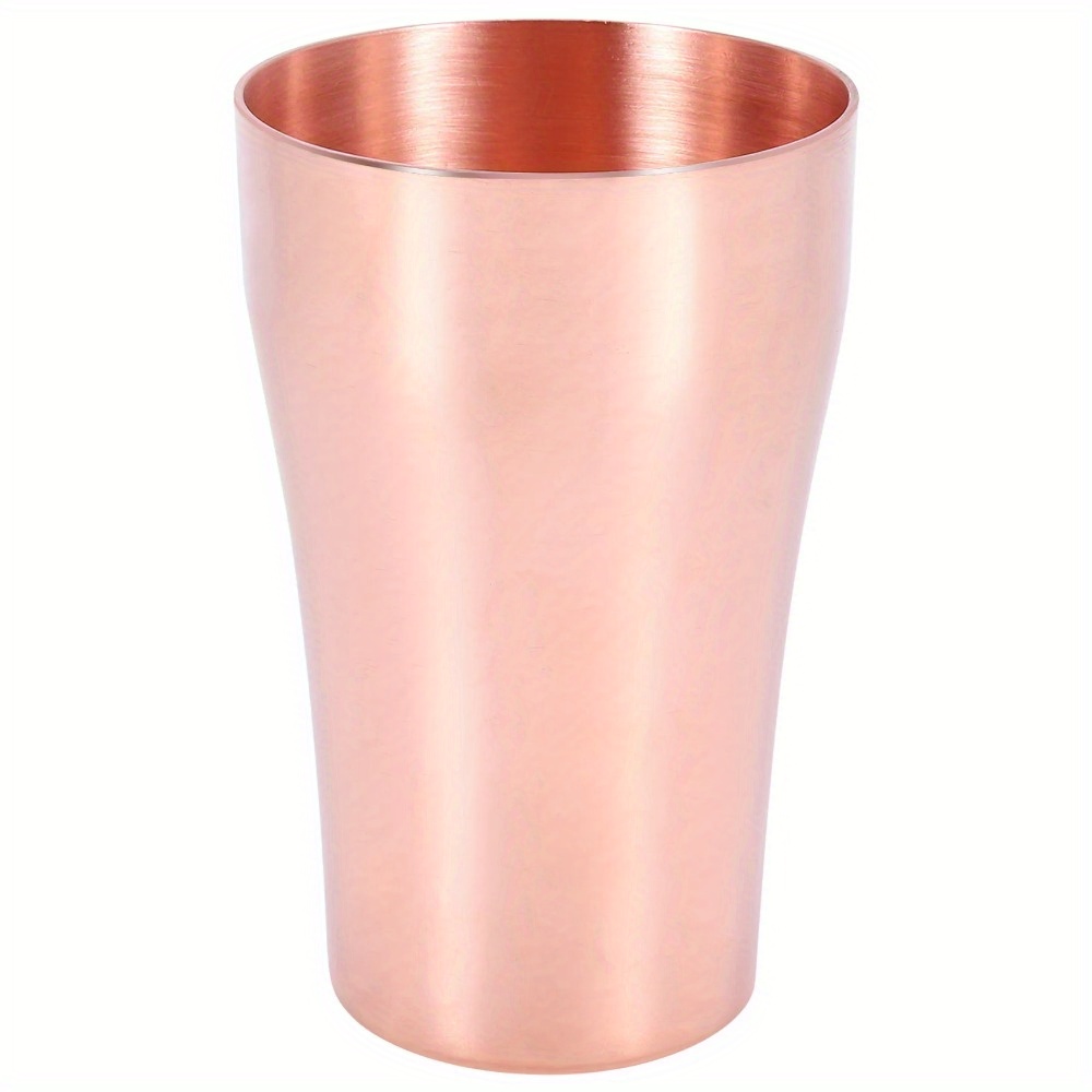TEMU 1pc Handmade Pure - 400ml Large Capacity Retro Tumbler, Durable & Portable For Tea, Coffee, Beer, Wine - Reusable For, Travel, Camping, Picnic -