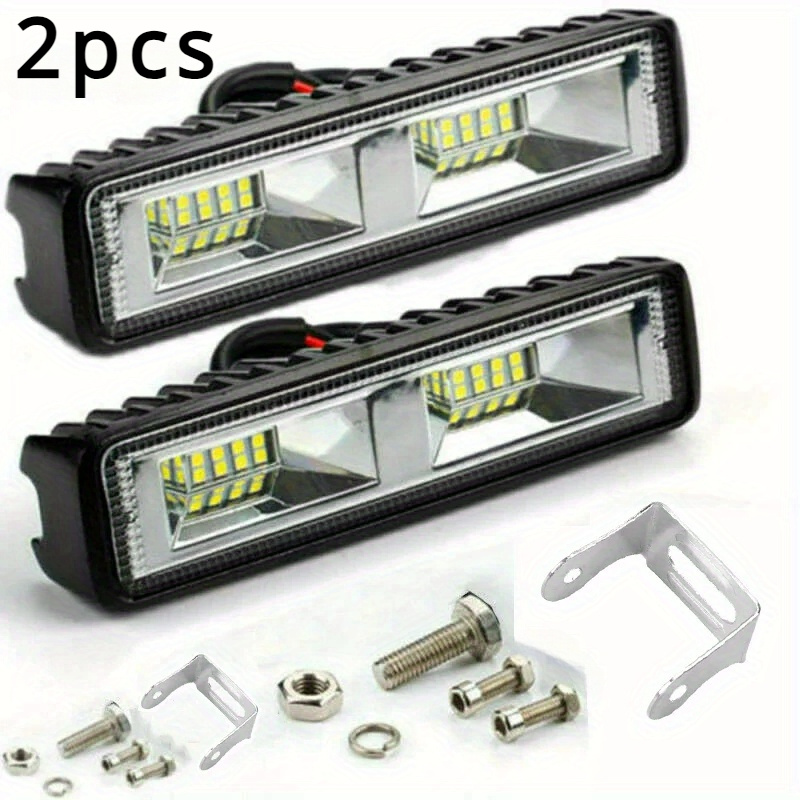 

2pcs Led 12-24v For Auto Truck Boat Tractor Trailer Offroad Working Light 48w Led Work Light