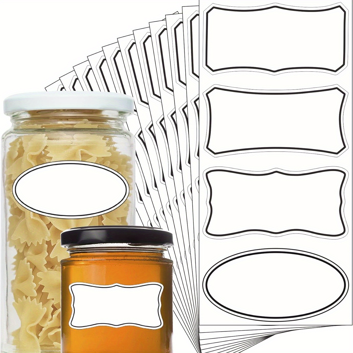 

Removable Freezer Labels Easy Peel Off - Food Storage Labels That Leave No Sticky Residue After Use