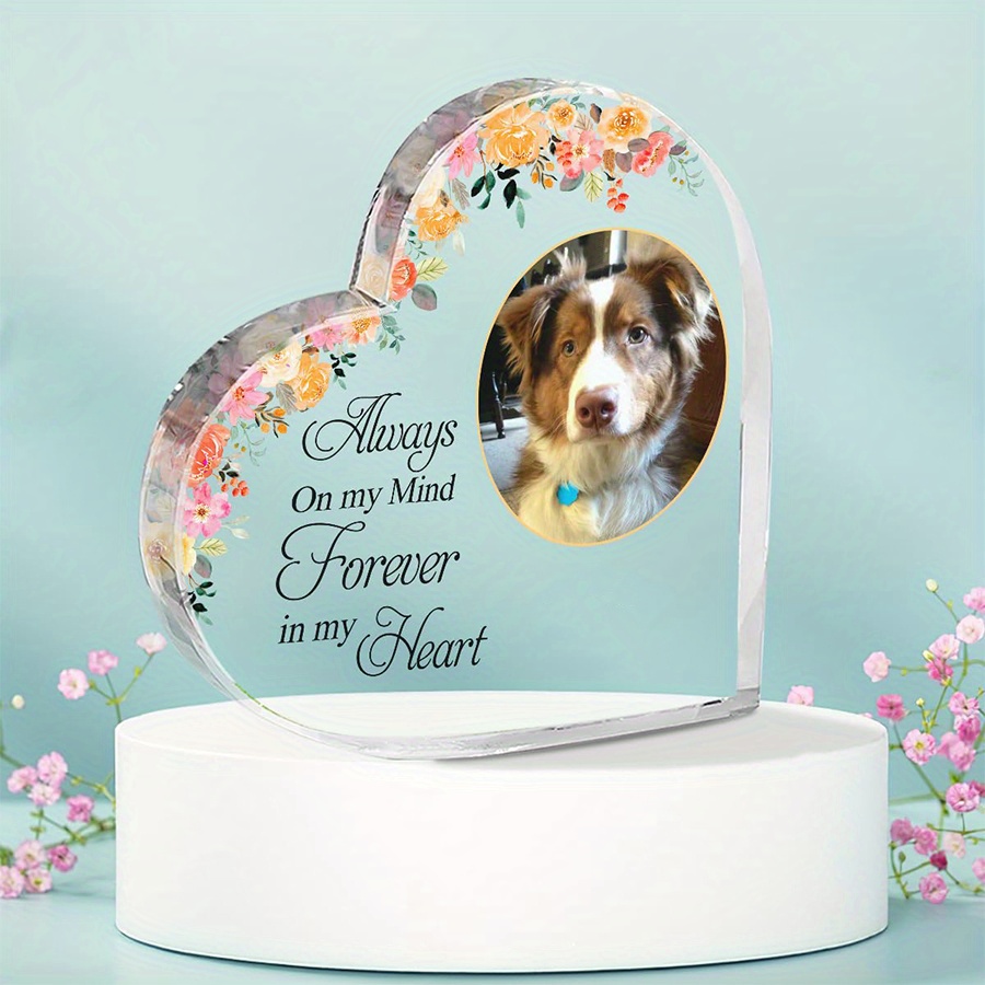 

On " Acrylic Memorial Plaque - Personalized Pet Memorial Gift For Grieving Owners