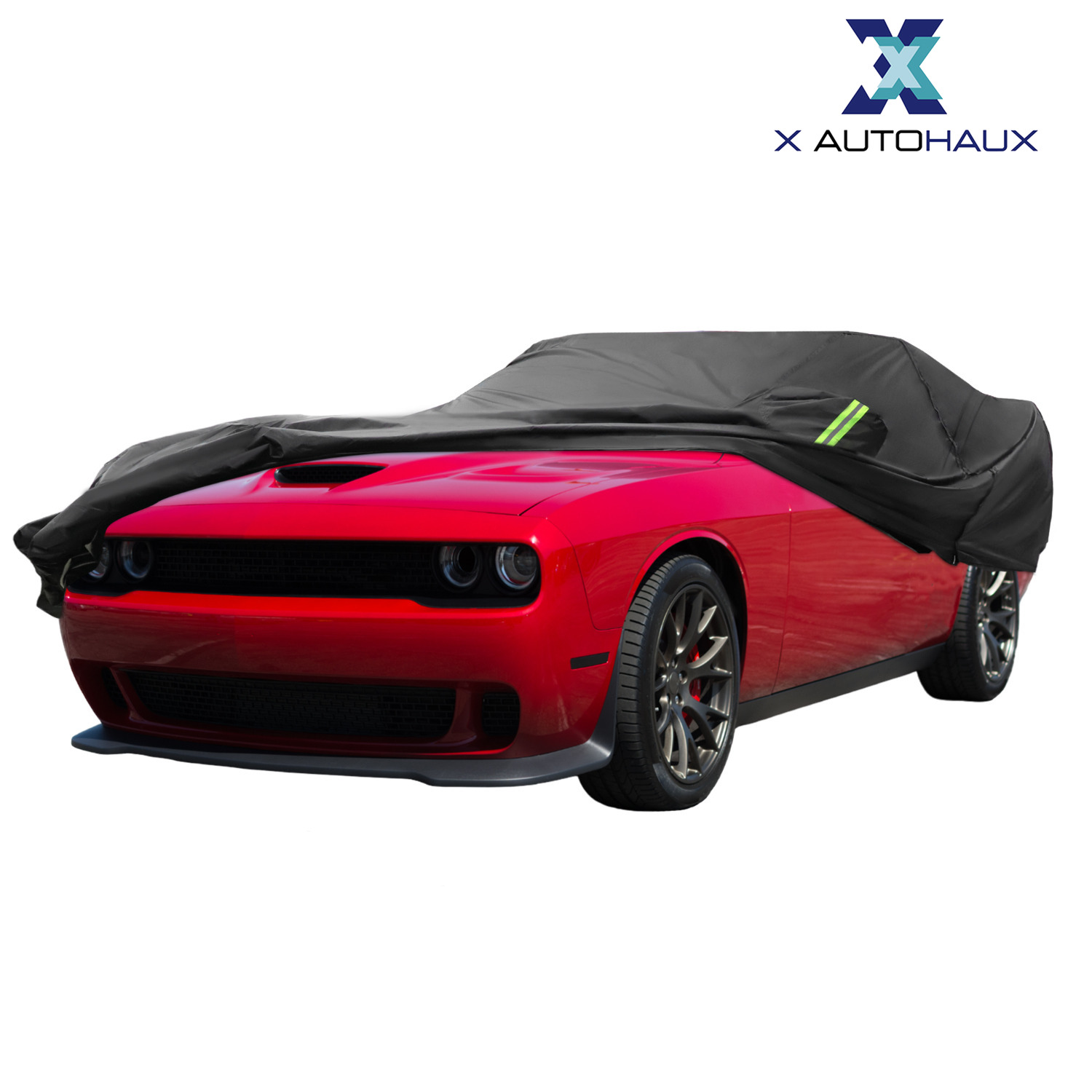 

X Autohaux Custom Car Cover For Dodge Challenger 2008-2023 Waterproof All Weather Rain Snow Uv Sun Protector Full Exterior Indoor Outdoor Car Cover With Zipper