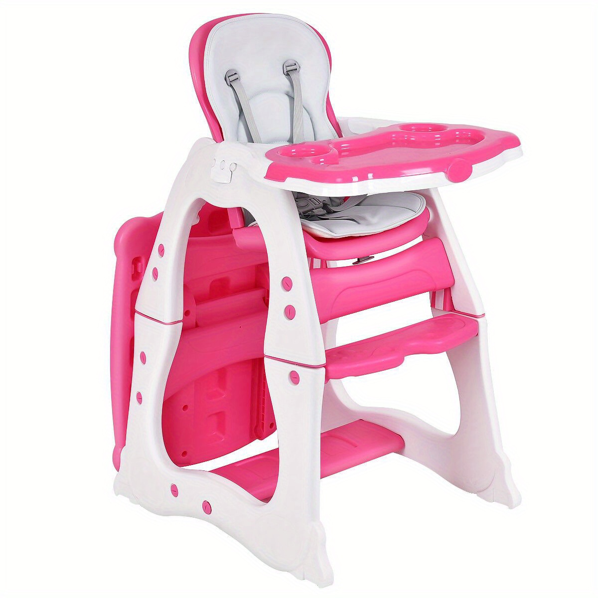 

Multigot 3 In 1 Baby High Chair Play Table Seat Booster Toddler Feeding Tray