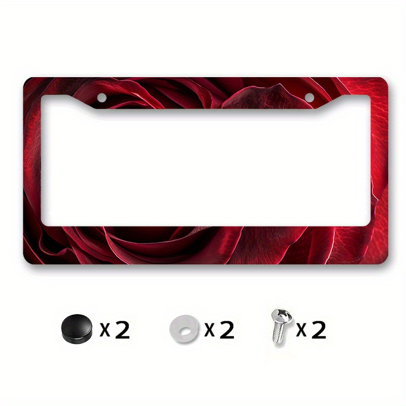 

Decorative Frame - -, Rustproof Car , To , Universal - 1pc 6.3"x12.2" Tag Frame