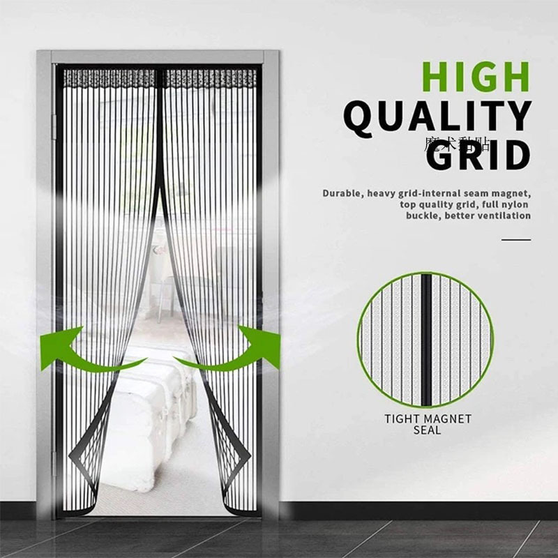 

Hot Selling Magnetic Door Curtain Automatically Closes The Magnetic Screen Door In Summer Against Mosquito Flies For Summer