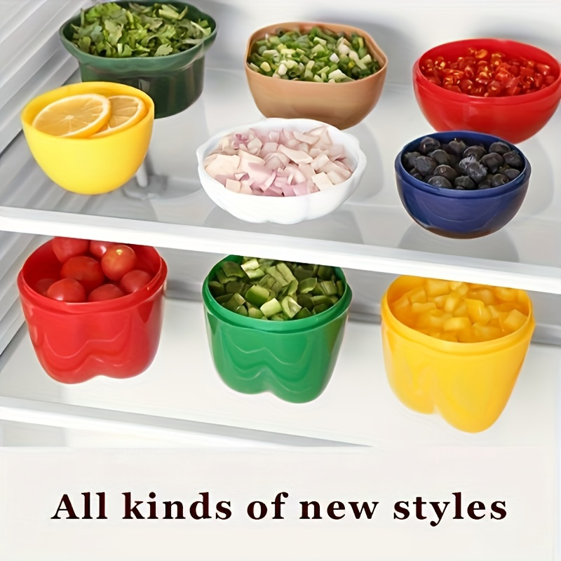 

5-pack Airtight Food Storage Containers - Preserving Produce Saver Set For Garlic, Onion, Lemon, And Vegetables - Stackable, Bpa-free Plastic Kitchen Organizers