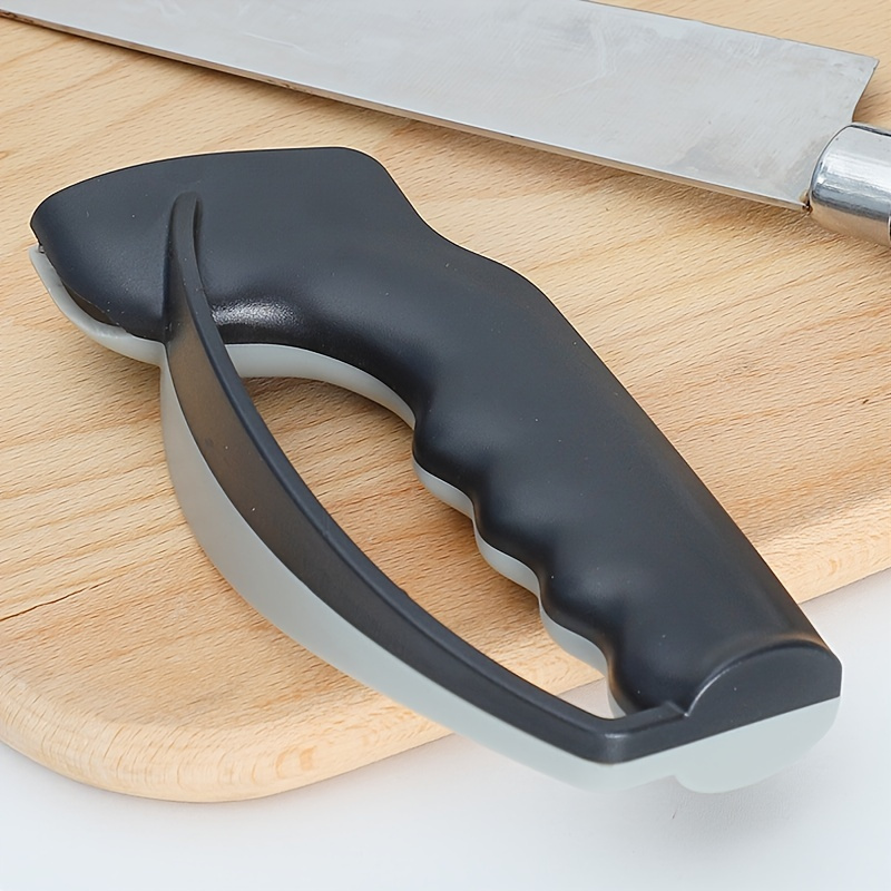 

1pc, Portable Knife Sharpener: Multifunctional For Kitchen Knives And Axes - Abs Material, No Power Required