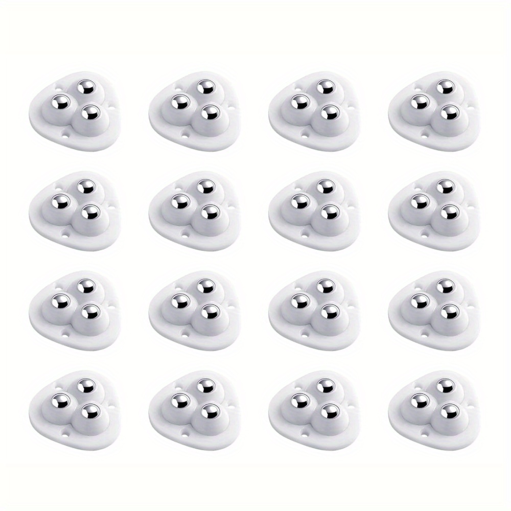 

16pcs Plastic - 360° , Steel , Mounting -