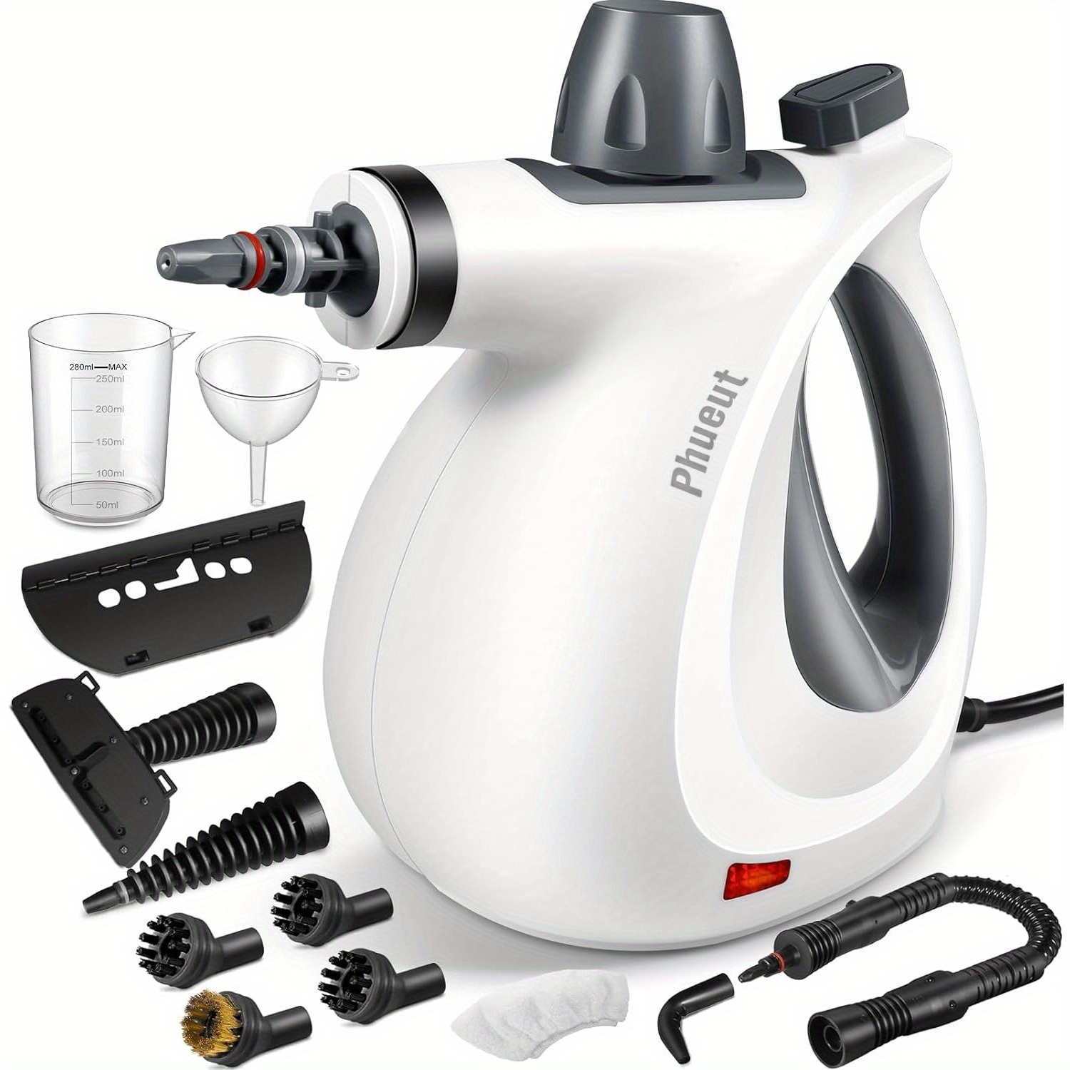 

Multi-surface Natural Steam Cleaner With 12 Accessories: Portable Power For Home