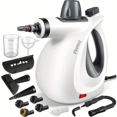 multi surface natural steam cleaner with 12 accessories portable power for home