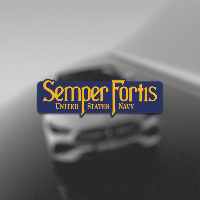 

Vinyl Fortis Decal - Waterproof Military Car Sticker, Durable Emblem For Vehicles & Outdoor Use