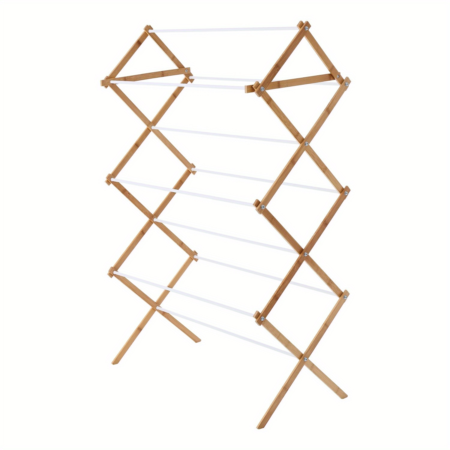 

Great Valuespace-saving Collapsible Bamboo Laundry Drying Rack