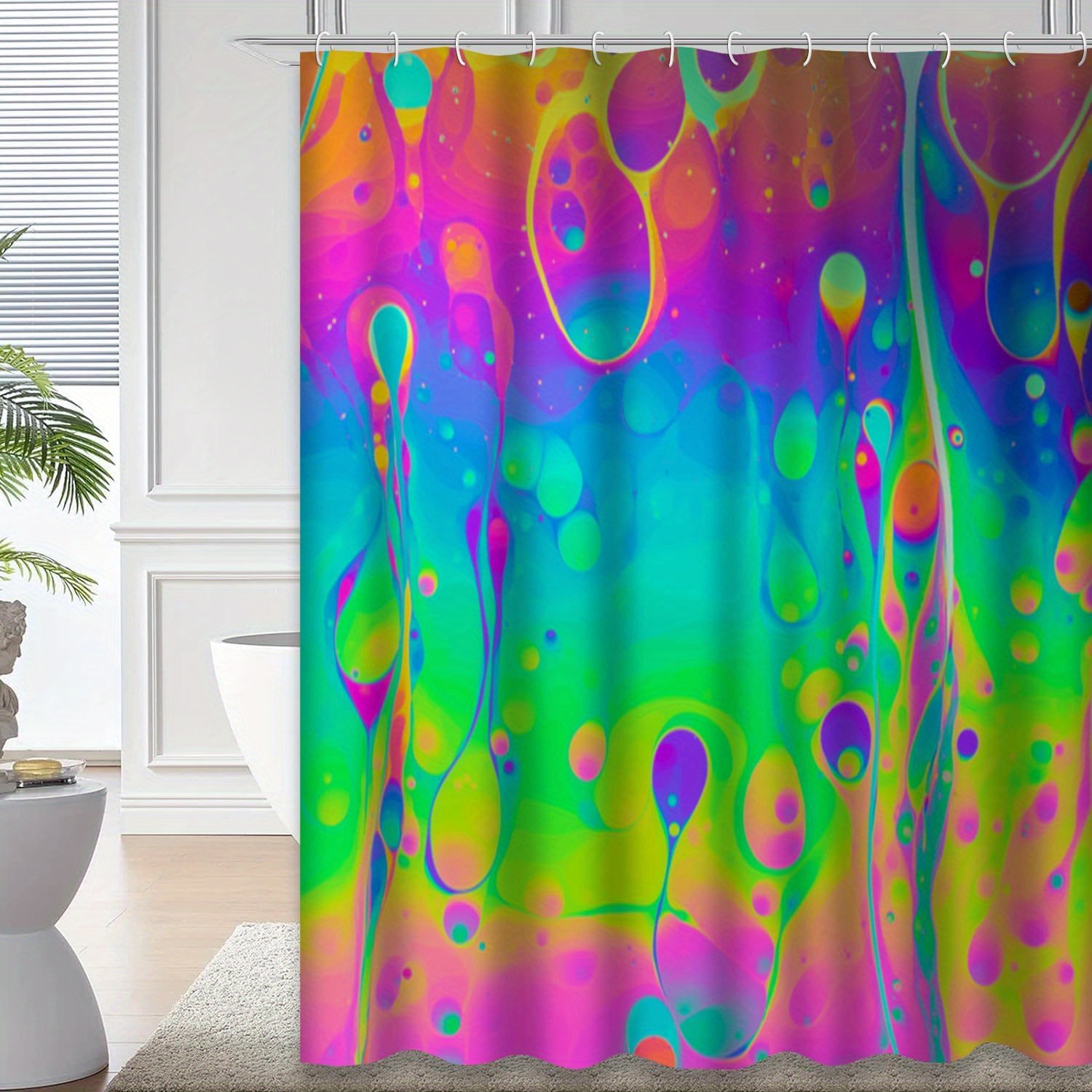 

Shower Curtain Shower Curtain For Bathroom 12 Multicolored Purple Decorative Bathroom Decor 72 X 72