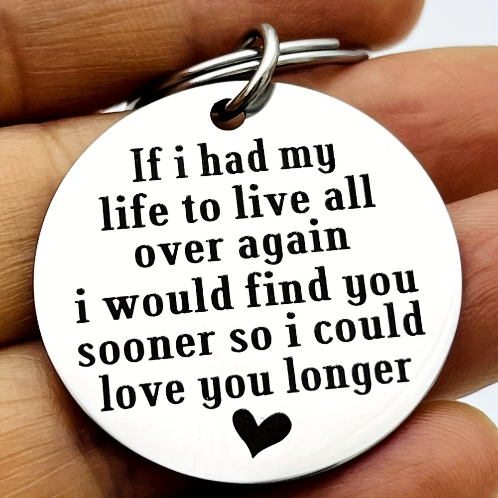 

2pcs """"""""""""""" """"""""""""""""live Over"""""""""""""""" Keychain - Valentines, , For , Husband -