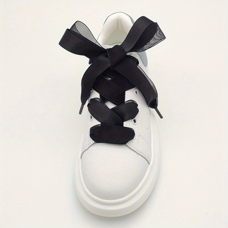 Shoe Laces Tenis Con Cordones De Cinta Satin Laces Converse With