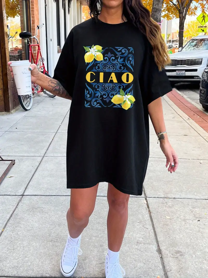loose dress 5 letters plus size plus size plus size letter print sweatshirt dress