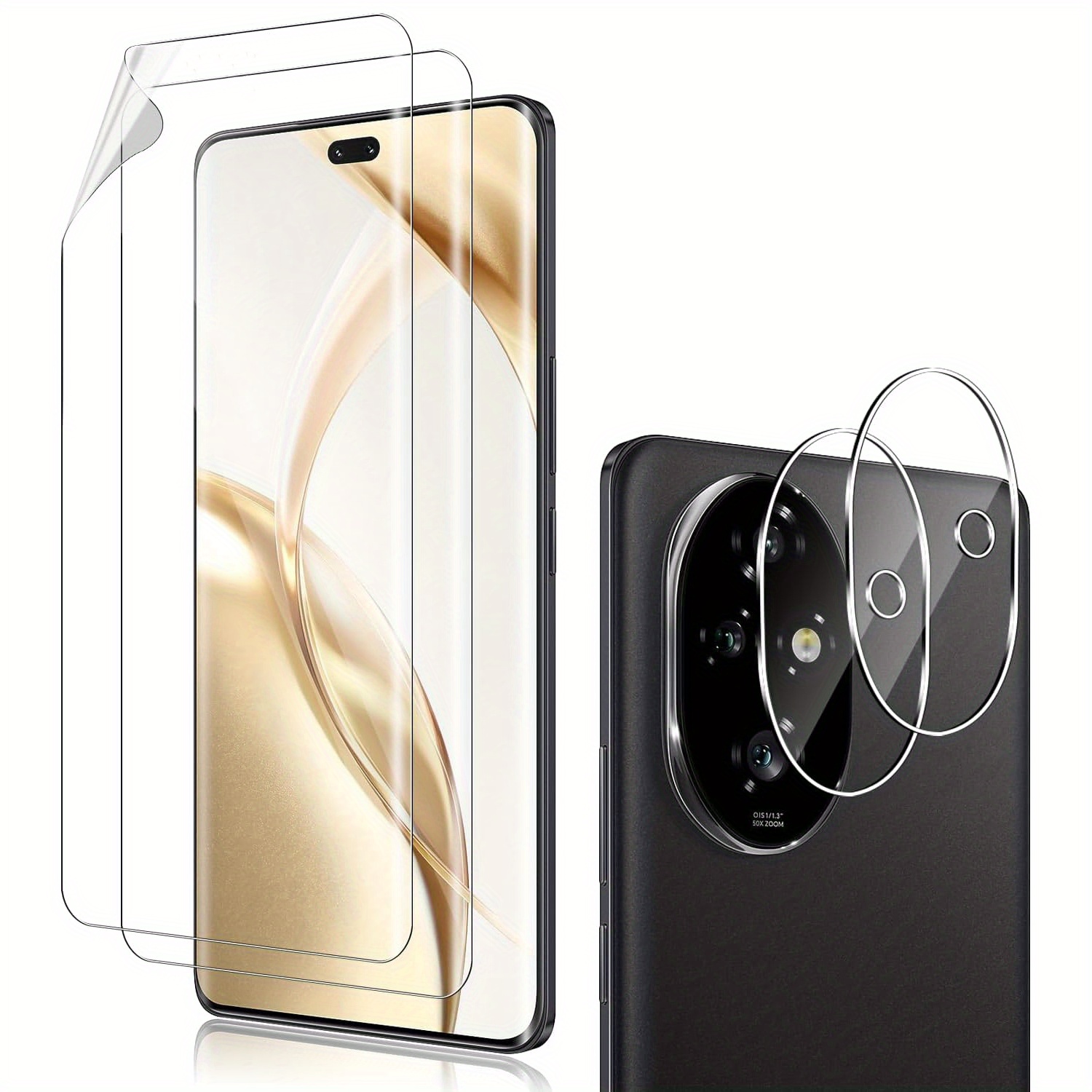 TEMU Screen Protection Film + Camera Lens Protective For 200/200 Pro