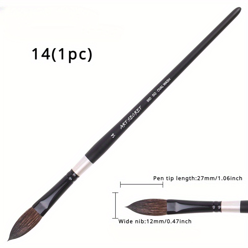 Professional Watercolor Brush with Squirrel Hair