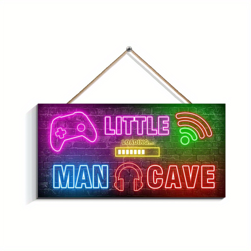 

2sets Vibrant Neon Game Room Sign, 30*15cm - Wall-mounted Youth Decor, Perfect For Home Entertainment & Gaming Spaces