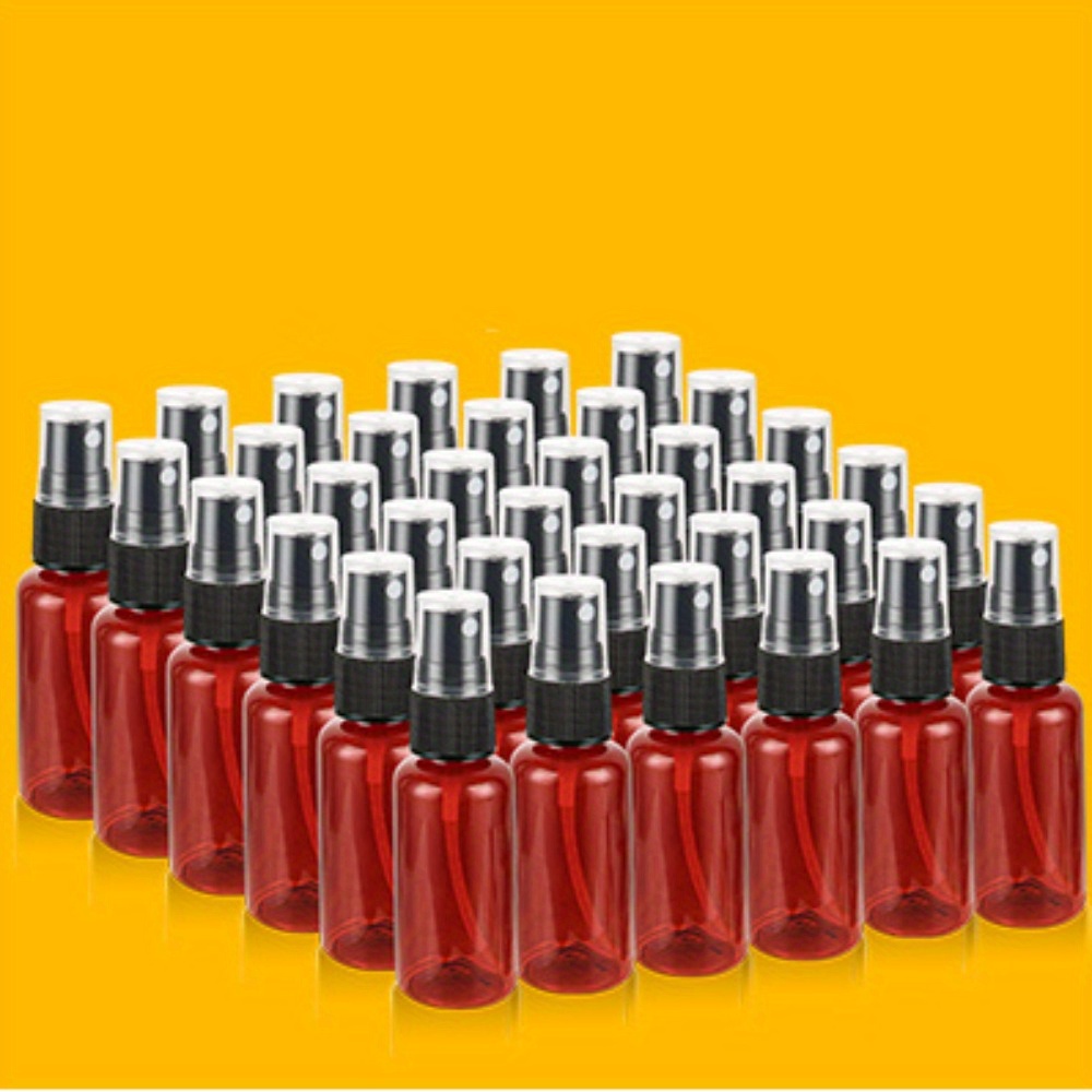 

30pcs 30ml Plastic Spray Bottles - Refillable Mini Mist Sprayers With Caps For Essential Oils, Beauty, Hair, And Cleaning Solutions