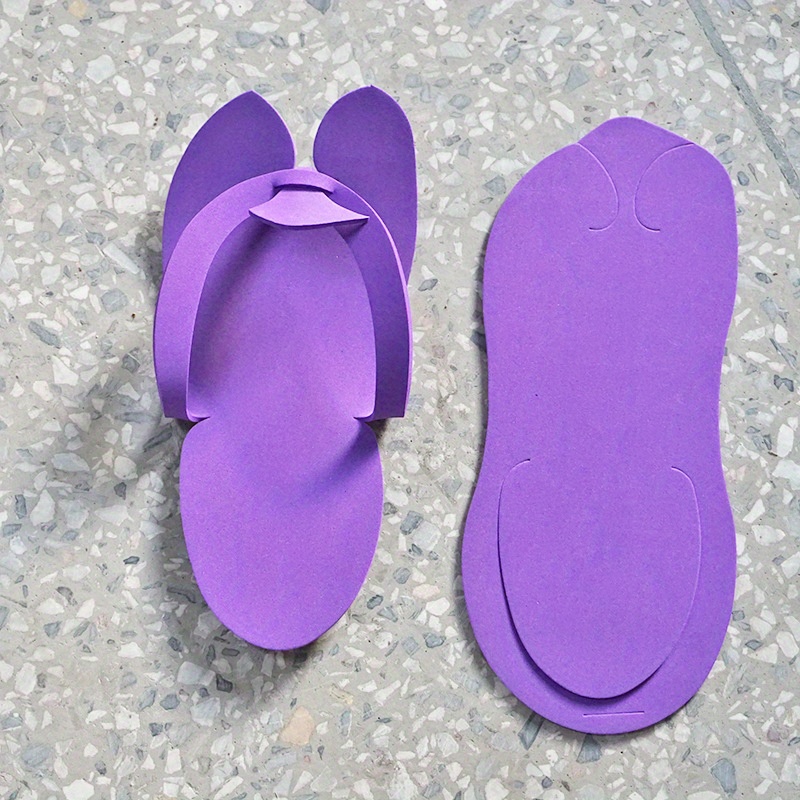 24PCS12 Pairs Of Manicure Slippers, Disposable Slippers Salons, Bathroom  Flip Flops, Thin Foam Shoes For Home And Travel, Random Colors