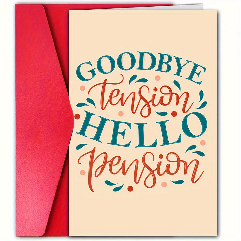 Funny Retirement Greeting Card Premium Paper Card Retiree - Temu