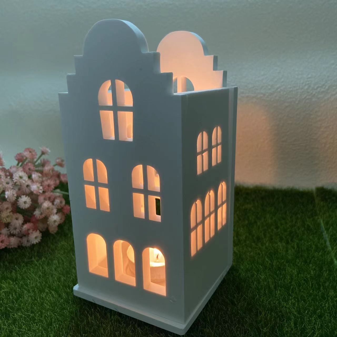 

Gothic House Silicone Mold Set With Circular Windows - Perfect For Resin Candles And Jewelry Casting