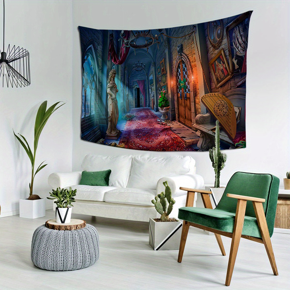 Horizontal wall tapestry sale