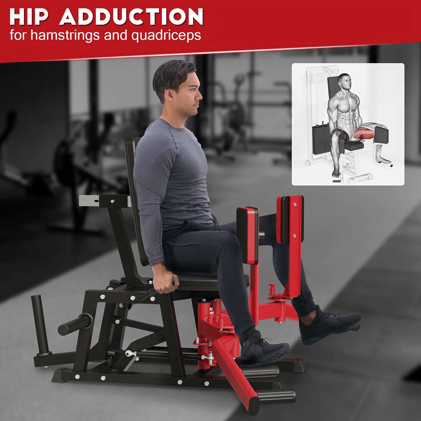 hip   machine plate loaded inner and outer machine   hip   for home gym Product details 0