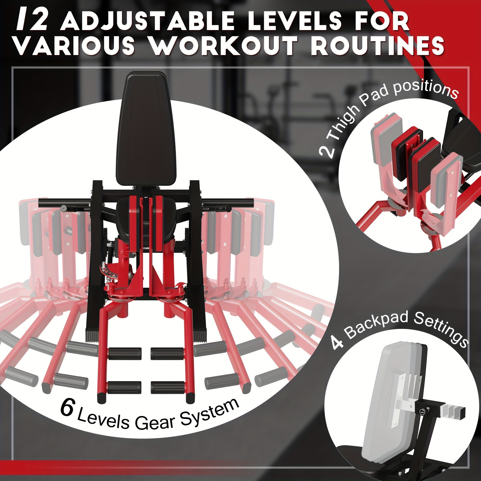 hip   machine plate loaded inner and outer machine   hip   for home gym Product details 3