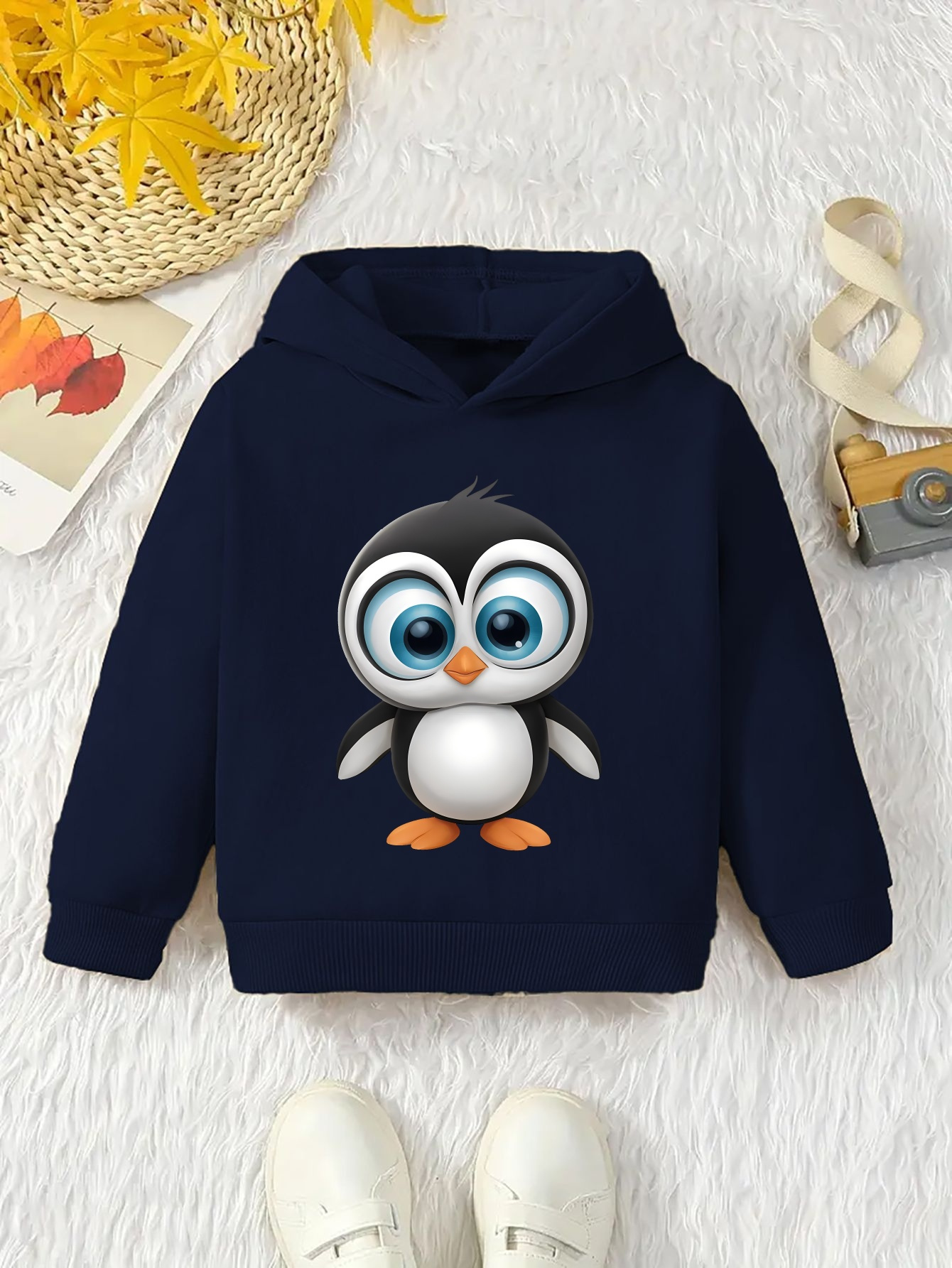 13 Penguin Boys' Casual Pullover Long-Sleeved Hoodie, Boys' Autumn And  Shirt, Children'S Hoodie Top Outdoor