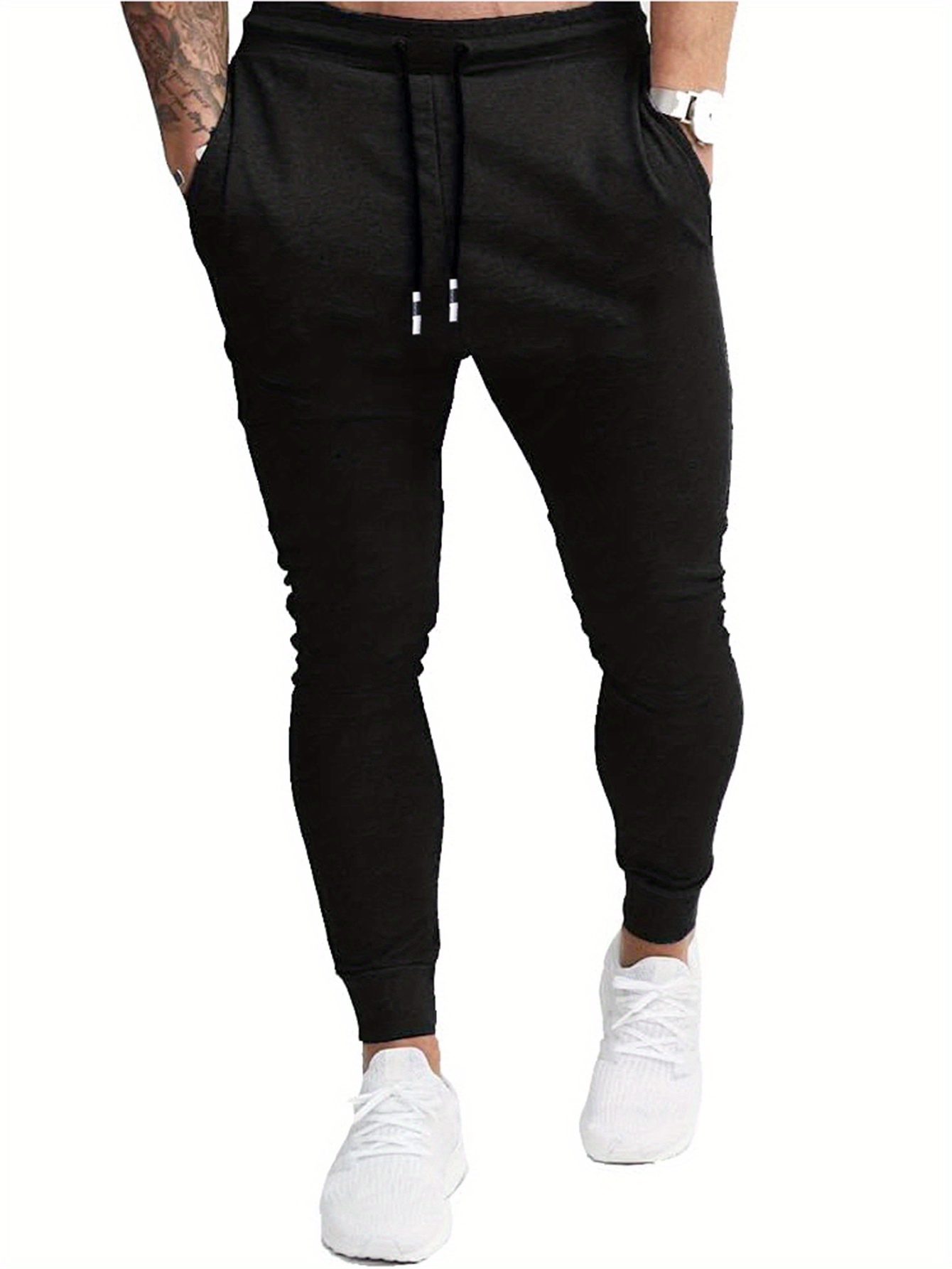 Gym Bottoms Mens Large Jogging Bottoms Men Jogger Sweatpants Super