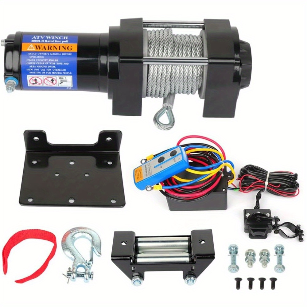 TEMU Scitoo - 4000lbs 12v Towing Trailer Steel W/wireless
