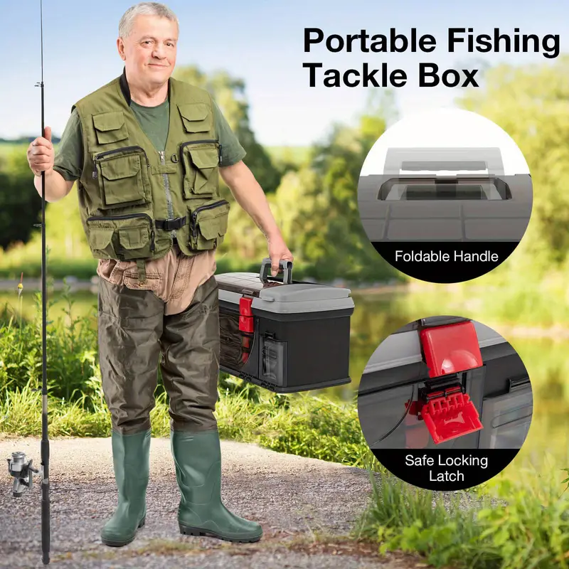 5 layers fishing tackle box w top storage 3 - Temu 5 layers fishing tackle box w top storage 3 - Temu