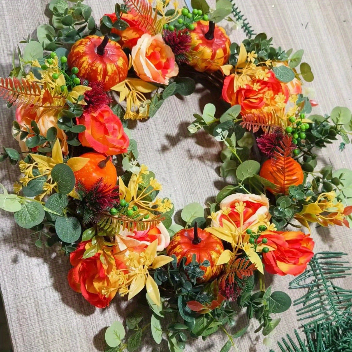 Framhouse Fall hotsell Pumpkin Wreath