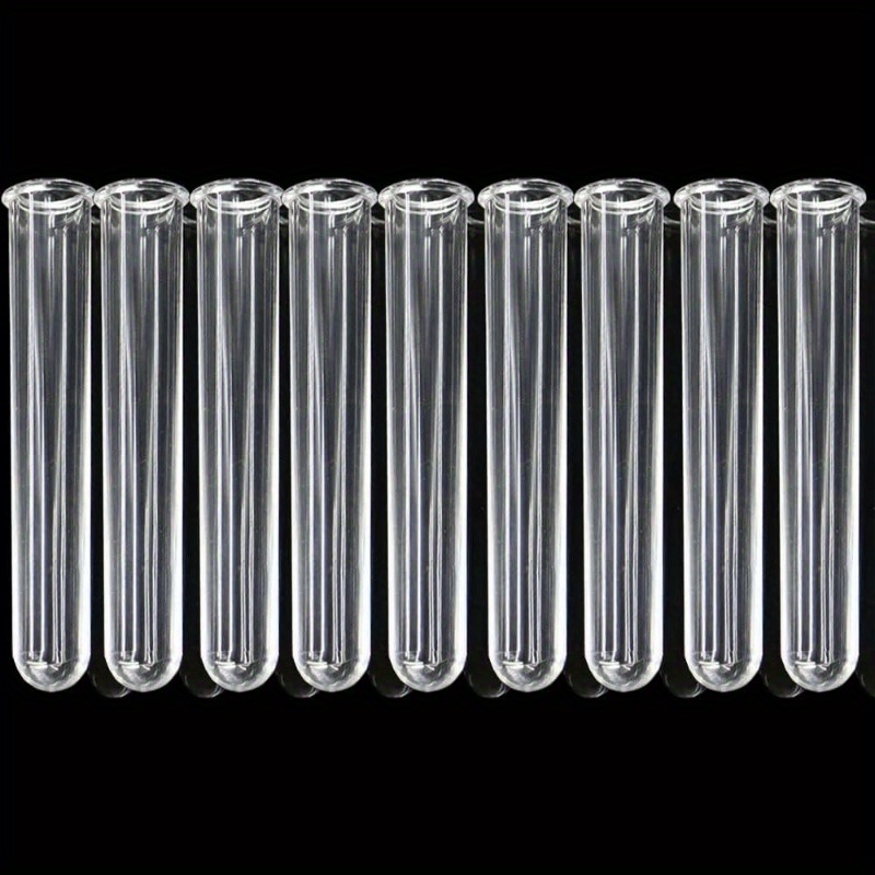 TEMU 9 Clear Tubes For Hydroponic Plant Cultivation, Suitable For Home Decoration