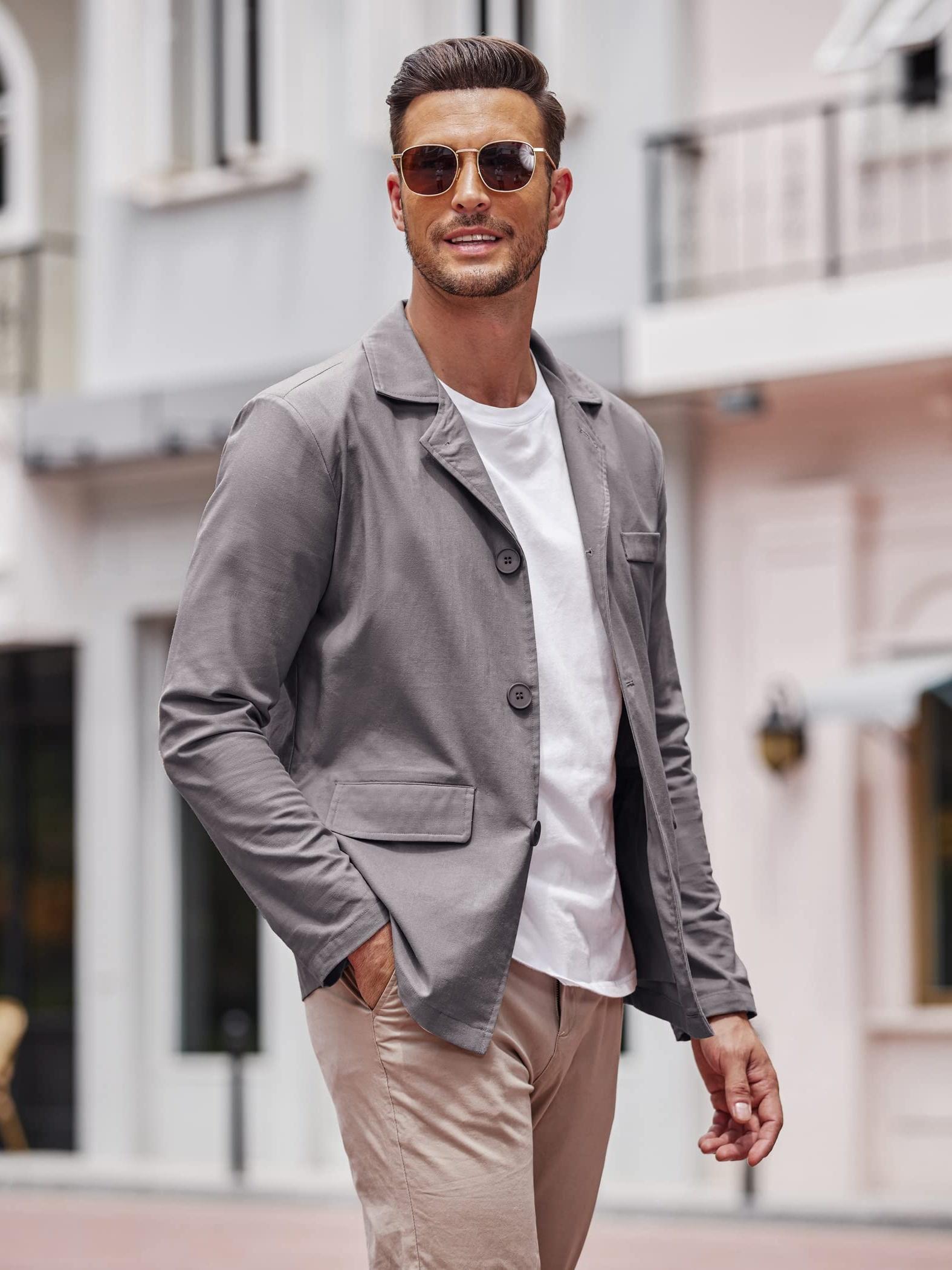 Sport Coat For Men Dyfzdhu Plaid Blazer For Men Business Casual