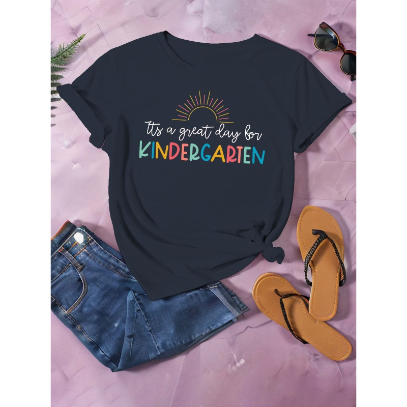 

Fashion Letters Kindergarten Women's T-shirt