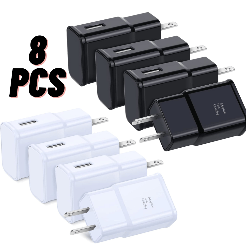 

8- Fastfish Usb Charger Adapter , Charge Adapter Devices, 10-20w , Qc 3.0/2.0 & Afc, 110v/220v Compatible, Us