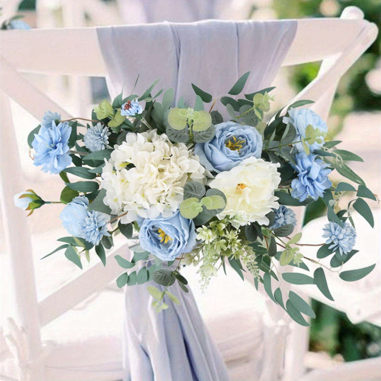 Faux Floral Arrangement shops for weddings, birthdays or holidays.