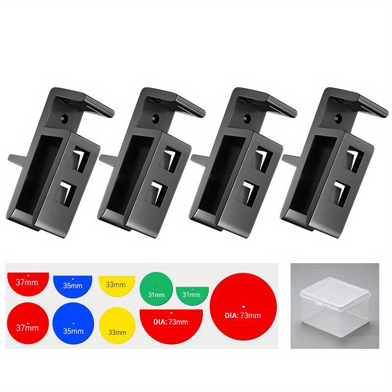 

4pcs Abs Wardrobe Clips, 15-20mm, Wood Marking Fixture, Elbow Clamp, Suitable For Woodworking