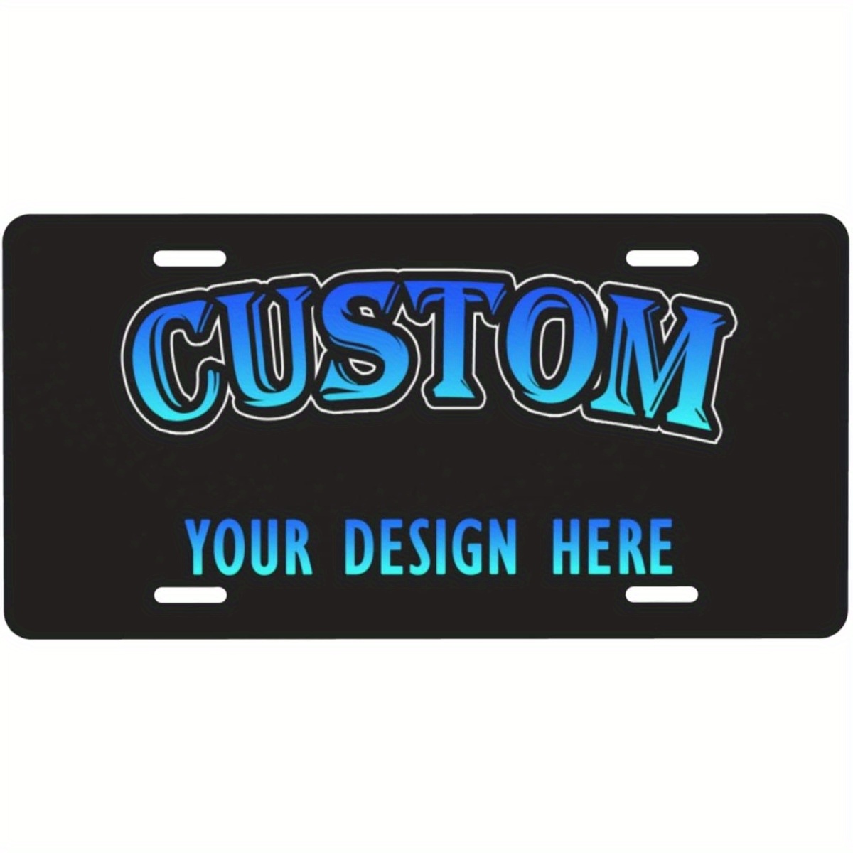 

Custom Personalized Aluminum License Plate For Vehicles - Durable, Waterproof Universal Fit For Car, Truck & Suv