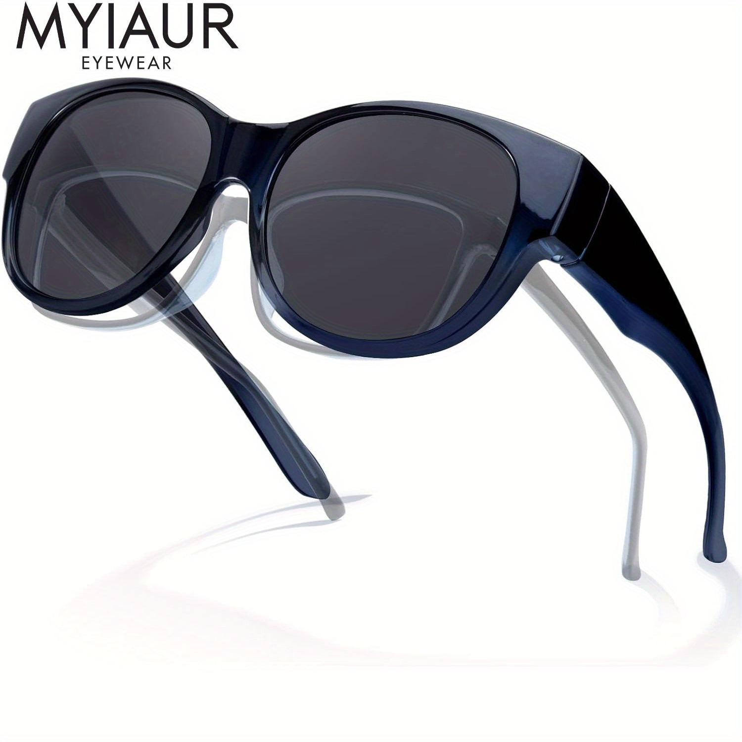 

Myiaur Polarized Fit Over Glasses Sunglasses For Women, Trendy Wear Over Glasses For Driving With Uv400 Protection