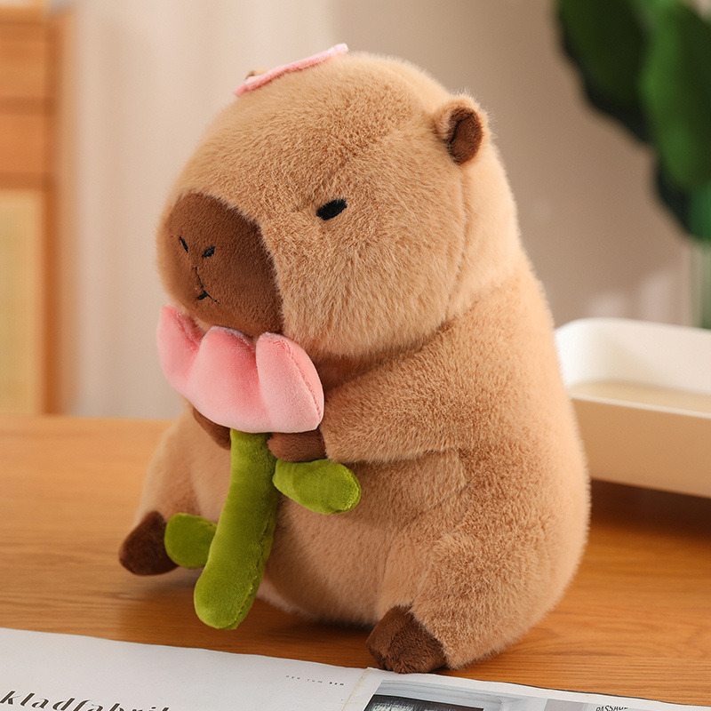 カピパラさん大きなぬいぐるみまとめ売り 大きなカピバラ人形 かわいいぬいぐるみ ぬいぐるみ 家の装飾
