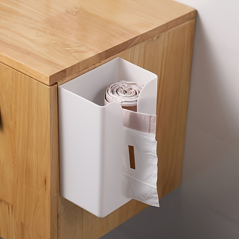 

Premium Garbage Bag Storage Box: Innovative Organizer & Tissue Holder - Space-saving Dispenser For Kitchen, Bathroom, Bedroom & Office - Versatile Accessories For Streamlined Living