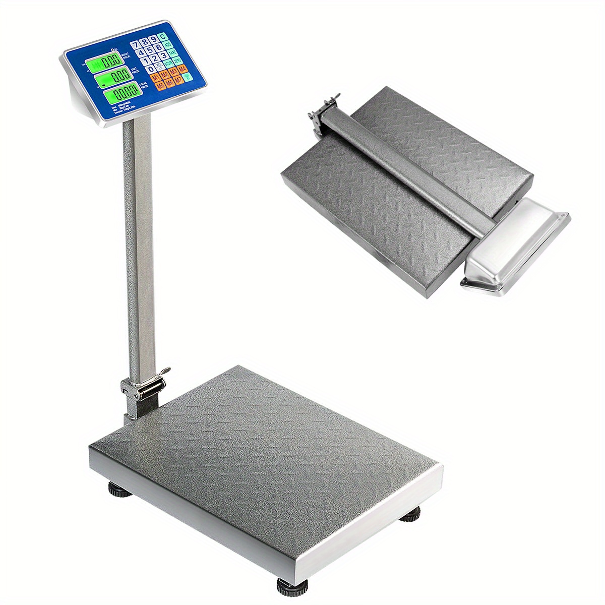 

Giantex 660 Lbs Weight Platform Scale Digital Floor Folding Scale Postal Shipping Mailing