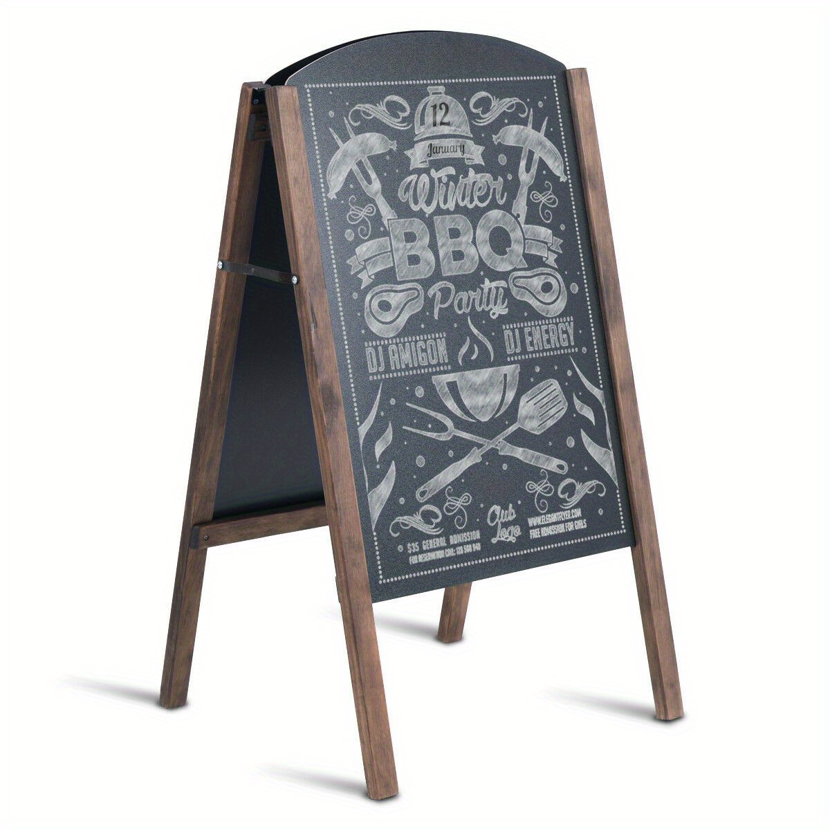 

Giantex " Wood Chalkboard Menu Sign Board Wedding Signage