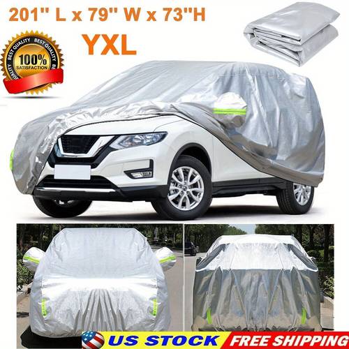 durable all weather car cover advanced uv snow protection wind proof suv sedan cover breathable full exterior fit