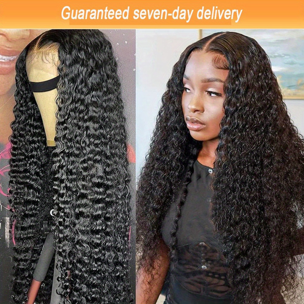 

200% Density 13*4 Lace Front Wigs Human Hair 13x4 Transparent Lace Frontal Wig Glueless Wig Hd Lace Front Wigs Pre With Baby Hair 180% Density Curly Human Hair Wig