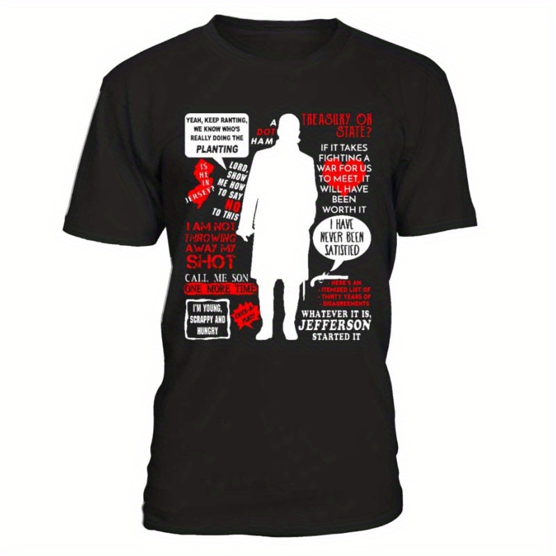 

Quotes Hot T-shirt 30857 Funny Men’s Short Sleeve Graphic T-shirt Collection Black Vv